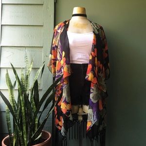 Boho Fringe kimono